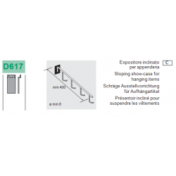 Expozitor inclinat D617