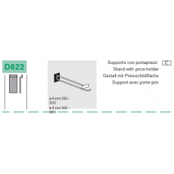  Expozitor cu suport pret D622